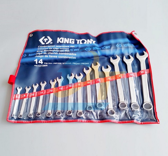 Bộ cờ lê vòng miệng 14 chi tiết 8-24mm Kingtony 1215MR 1215MR KingTony | Giá rẻ nhất - Công Ty TNHH Thương Mại Dịch Vụ Đạt Tâm