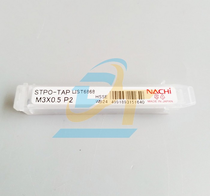 Mũi taro thẳng List 6868 Nachi STPO M3x0.5 P2  Nachi | Giá rẻ nhất - Công Ty TNHH Thương Mại Dịch Vụ Đạt Tâm