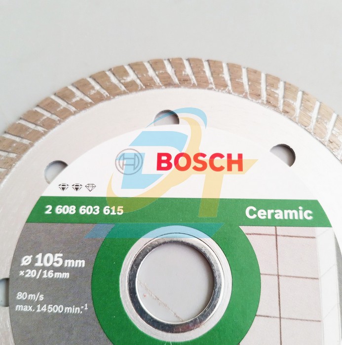 Đĩa cắt kim cương Turbo 105x20/16mm Ceramic Bosch 2608603615 2608603615 Bosch | Giá rẻ nhất - Công Ty TNHH Thương Mại Dịch Vụ Đạt Tâm