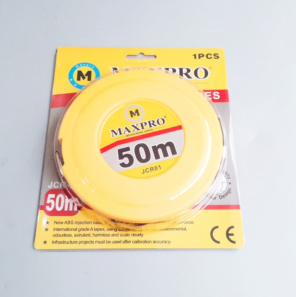 Thước cuộn thép 50m Maxpro JCR01  MAXPRO | Giá rẻ nhất - Công Ty TNHH Thương Mại Dịch Vụ Đạt Tâm