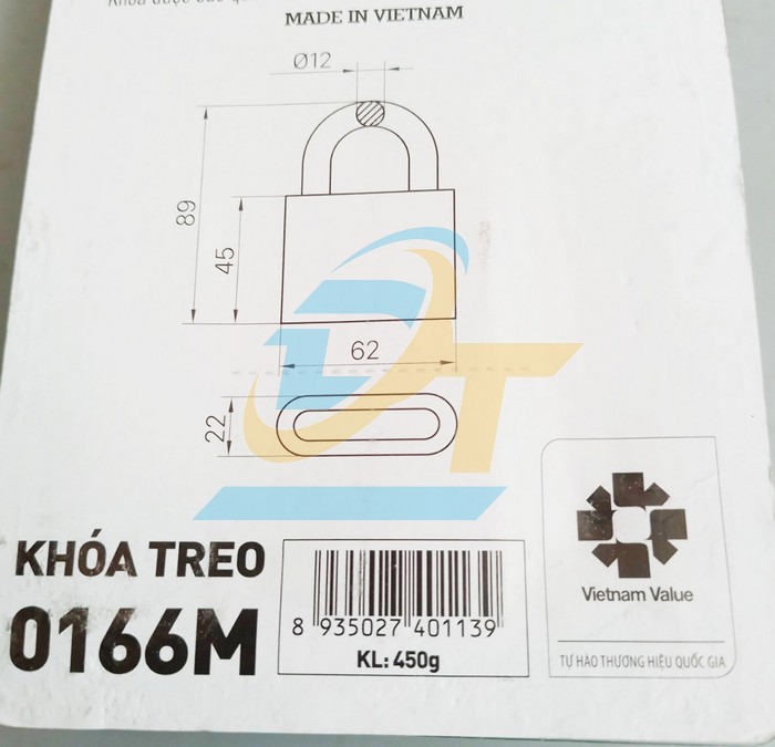 Khóa treo đồng Việt Tiệp 0166M  VietTiep | Giá rẻ nhất - Công Ty TNHH Thương Mại Dịch Vụ Đạt Tâm