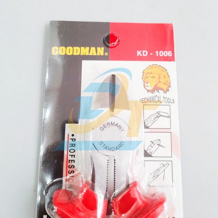 Kìm cắt cán đỏ 6" Goodman KD-1006  Goodman | Giá rẻ nhất - Công Ty TNHH Thương Mại Dịch Vụ Đạt Tâm