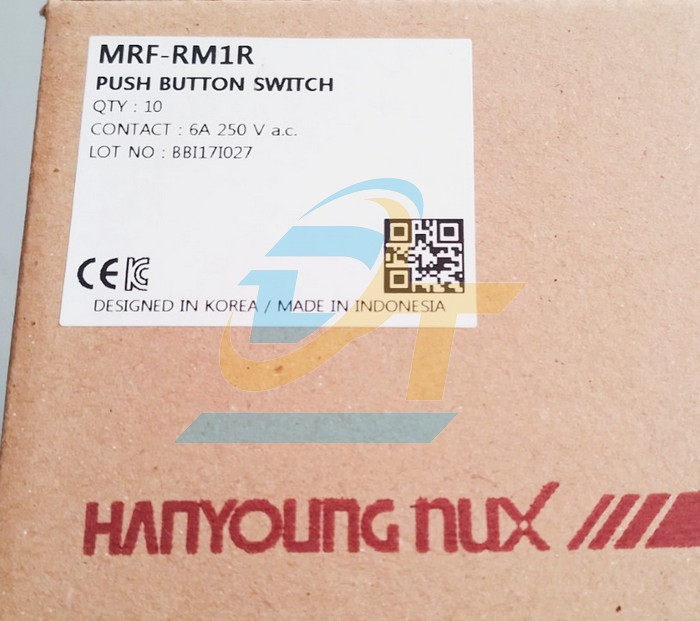 Nút nhấn nhả phi 22 không đèn màu đỏ Hanyoung MRF-RM1R MRF-RM1R Hanyoung | Giá rẻ nhất - Công Ty TNHH Thương Mại Dịch Vụ Đạt Tâm