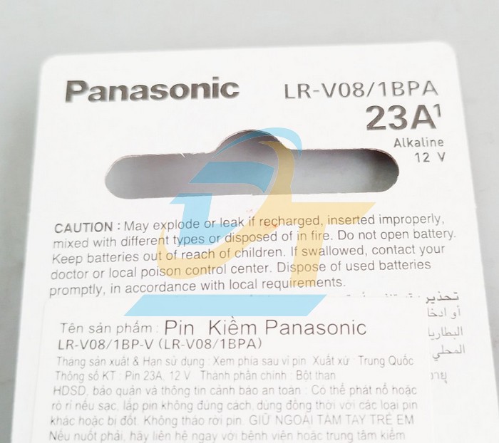 Pin Alkaline 23A 12V Panasonic LR-V08 dùng cho điều khiển LR-V08 Panasonic | Giá rẻ nhất - Công Ty TNHH Thương Mại Dịch Vụ Đạt Tâm