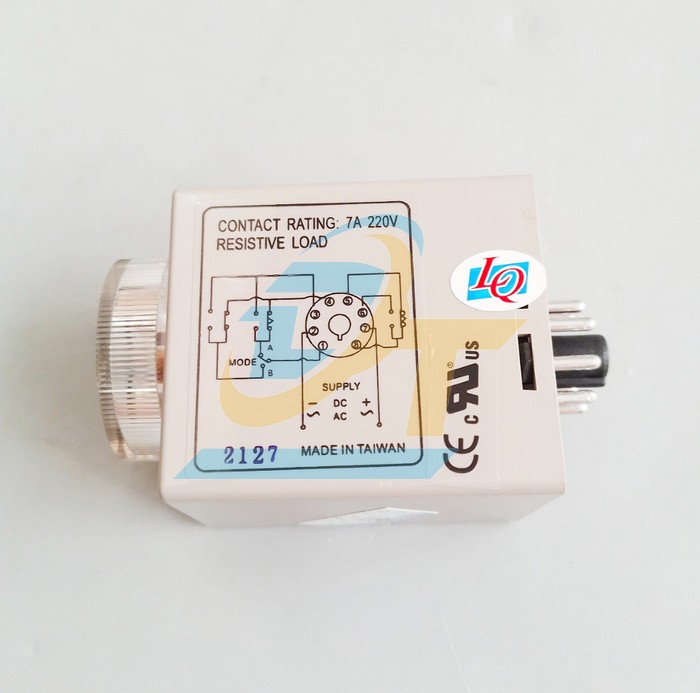 Relay thời gian 10M 220VAC JKN CAH3-N2 (Kèm đế)  JKN | Giá rẻ nhất - Công Ty TNHH Thương Mại Dịch Vụ Đạt Tâm