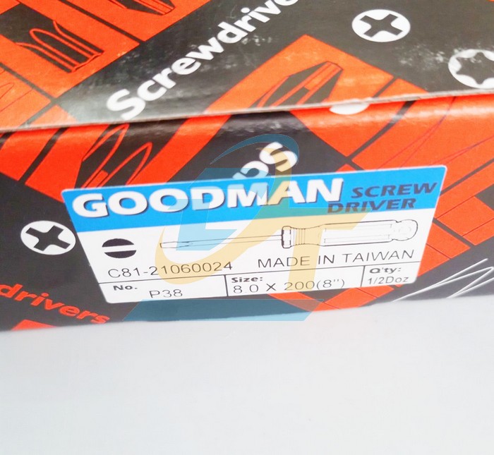 Tua vít dẹp P38 Goodman 8x200  Goodman | Giá rẻ nhất - Công Ty TNHH Thương Mại Dịch Vụ Đạt Tâm