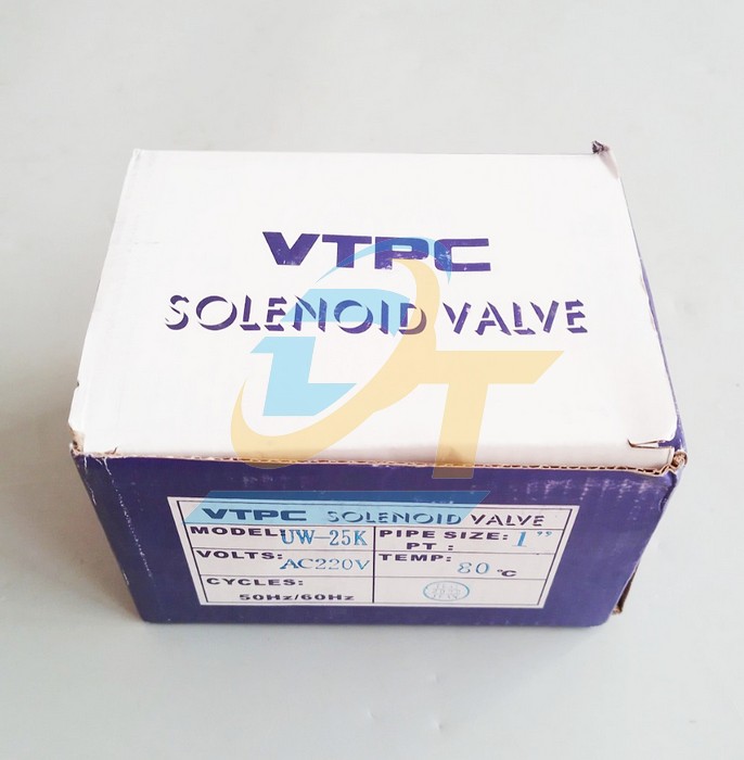 Van điện từ 220V phi 34 VTPC UW-25K  VTPC | Giá rẻ nhất - Công Ty TNHH Thương Mại Dịch Vụ Đạt Tâm