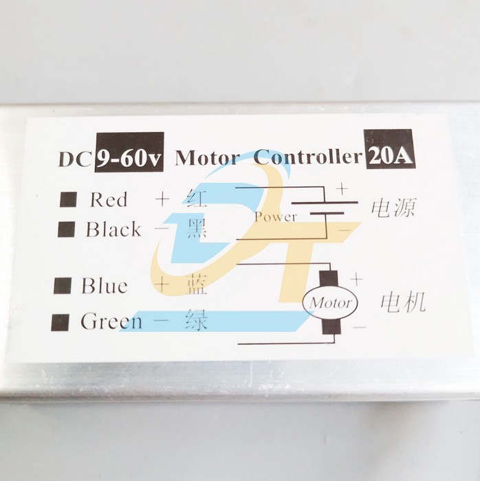 Bộ điều khiển tốc độ động cơ 20A DC 9V-60V  China | Giá rẻ nhất - Công Ty TNHH Thương Mại Dịch Vụ Đạt Tâm