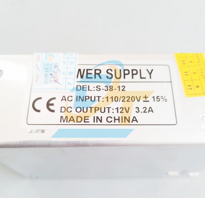 Bộ nguồn tổ ong 12V 3.2A S-38-12  China | Giá rẻ nhất - Công Ty TNHH Thương Mại Dịch Vụ Đạt Tâm