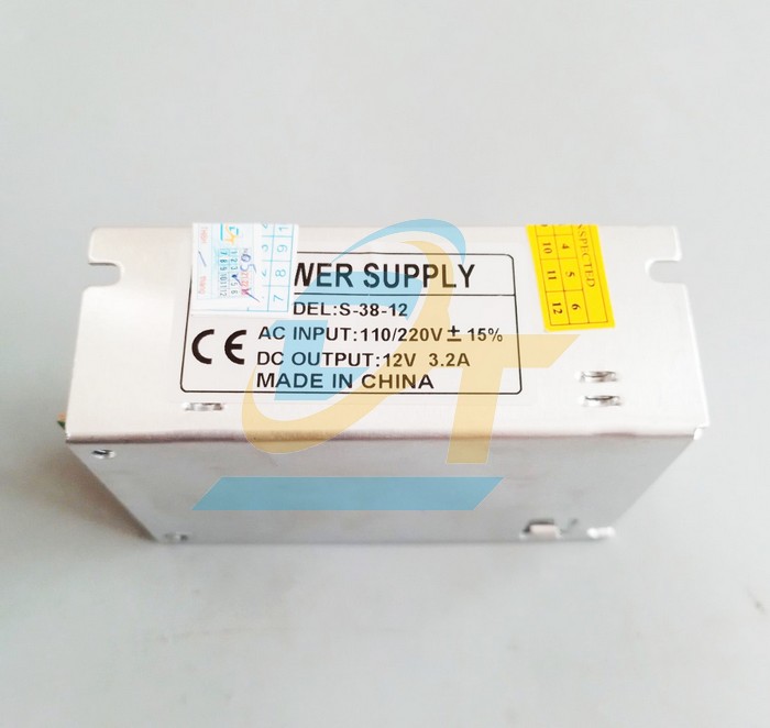 Bộ nguồn tổ ong 12V 3.2A S-38-12  China | Giá rẻ nhất - Công Ty TNHH Thương Mại Dịch Vụ Đạt Tâm