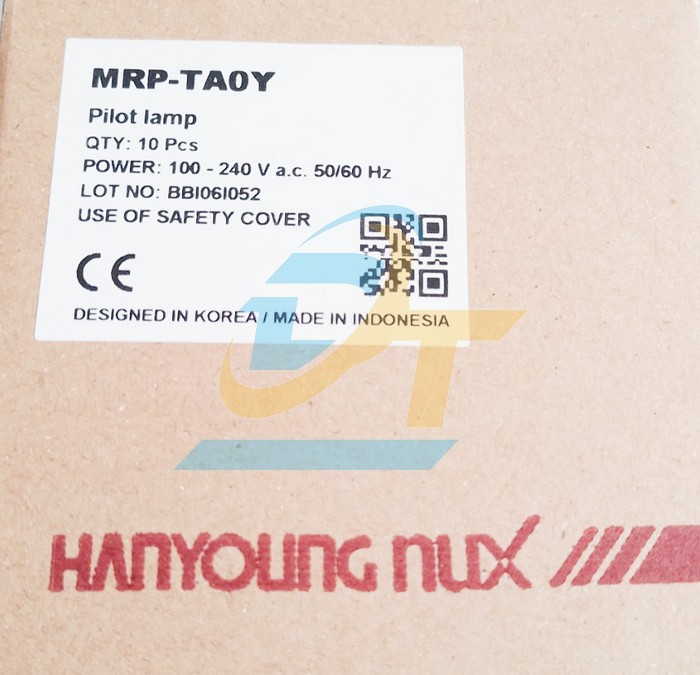 Đèn báo 100-240V phi 22 màu vàng Hanyoung MRP-TA0Y MRP-TA0Y Hanyoung | Giá rẻ nhất - Công Ty TNHH Thương Mại Dịch Vụ Đạt Tâm