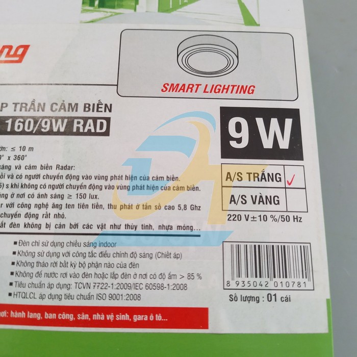 Đèn Led ốp trần 9W 6500K Rạng Đông D LN05L 160/9W D LN05L 160/9W RangDong | Giá rẻ nhất - Công Ty TNHH Thương Mại Dịch Vụ Đạt Tâm