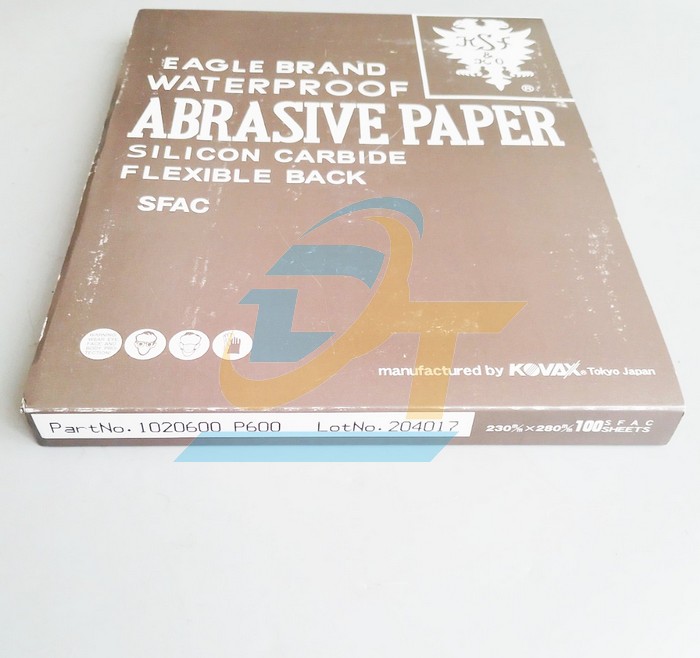 Giấy nhám nước 9x11" Kovax (Japan) P600  Kovax | Giá rẻ nhất - Công Ty TNHH Thương Mại Dịch Vụ Đạt Tâm