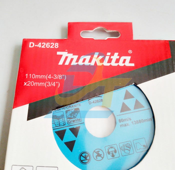 Lưỡi cắt kim cương 110x20mm Makita D-42628  Makita | Giá rẻ nhất - Công Ty TNHH Thương Mại Dịch Vụ Đạt Tâm