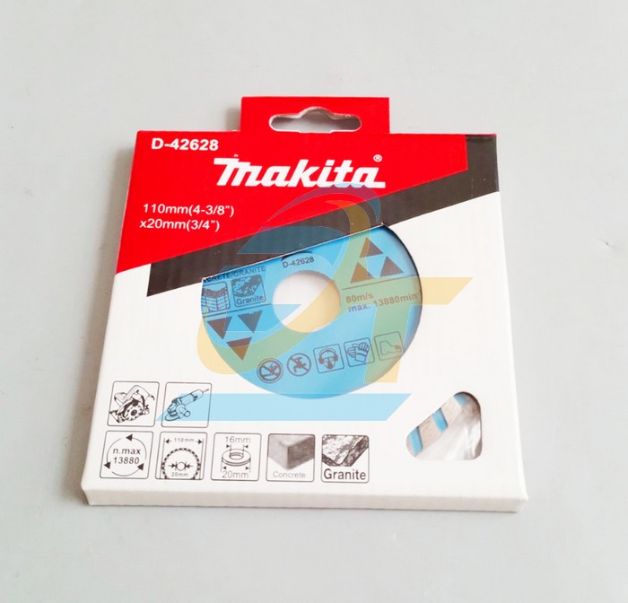 Lưỡi cắt kim cương 110x20mm Makita D-42628  Makita | Giá rẻ nhất - Công Ty TNHH Thương Mại Dịch Vụ Đạt Tâm