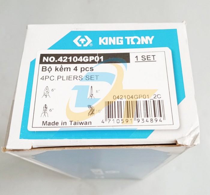 Bộ 4 kìm Cắt - Điện - Nhọn - Mỏ quạ Kingtony 42104GP01 42104GP01 KingTony | Giá rẻ nhất - Công Ty TNHH Thương Mại Dịch Vụ Đạt Tâm