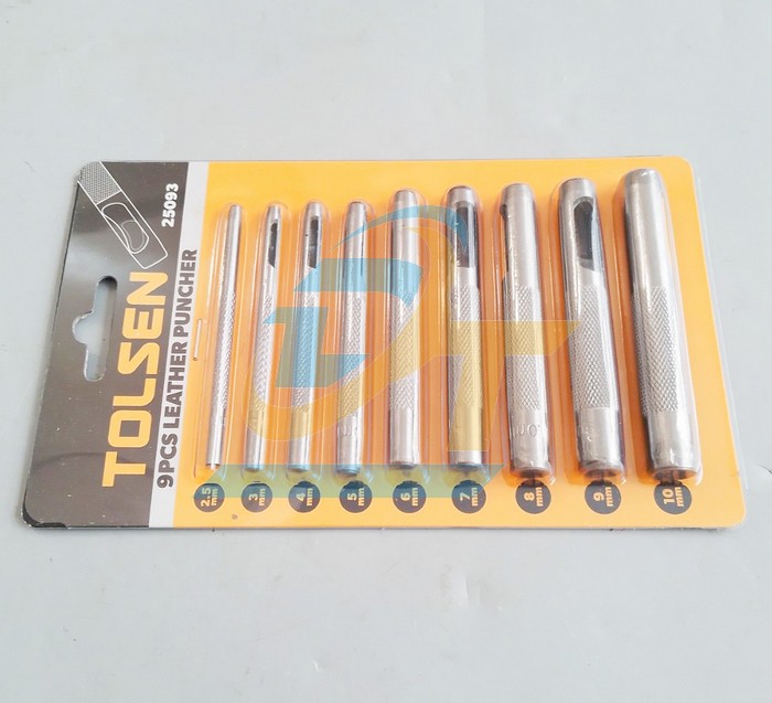 Bộ đục lỗ 9 chi tiết 2.5-10mm Tolsen 25093  Tolsen | Giá rẻ nhất - Công Ty TNHH Thương Mại Dịch Vụ Đạt Tâm