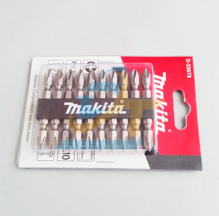 Bộ mũi vít 10 chi tiết PH2x65mm Makita D-33679 D-33679 Makita | Giá rẻ nhất - Công Ty TNHH Thương Mại Dịch Vụ Đạt Tâm