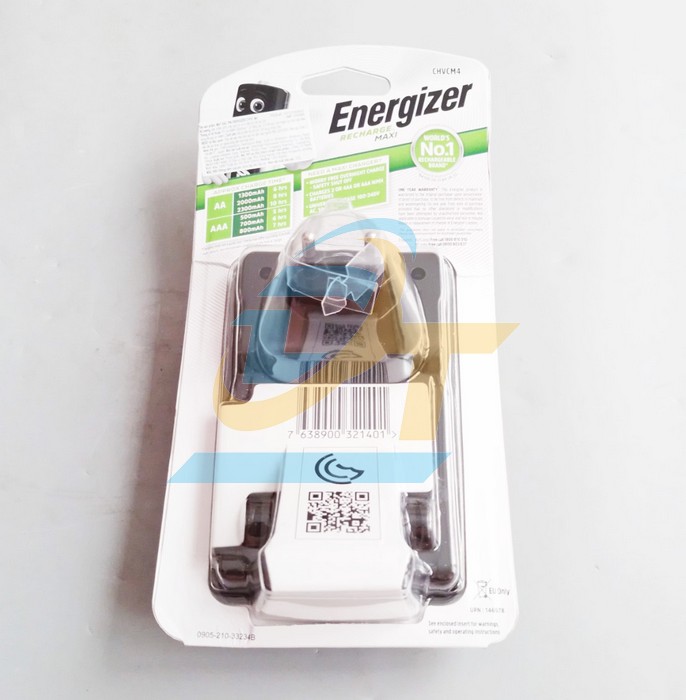 Máy sạc pin AA.AAA 2000mAh Energizer CHVCM4  ENERGIZER | Giá rẻ nhất - Công Ty TNHH Thương Mại Dịch Vụ Đạt Tâm