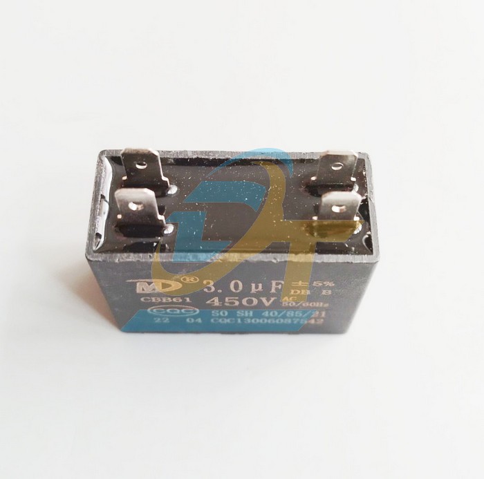 Tụ ngậm (Tụ quạt) 4 chân cắm jack 3MF-450V  VietNam | Giá rẻ nhất - Công Ty TNHH Thương Mại Dịch Vụ Đạt Tâm