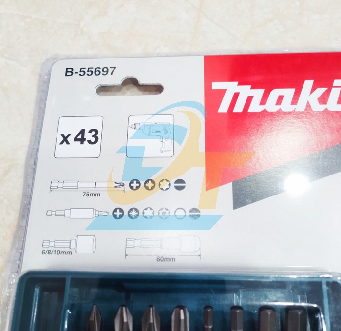 Bộ mũi vít đa năng 43 chi tiết Makita B-55697 B-55697 Makita | Giá rẻ nhất - Công Ty TNHH Thương Mại Dịch Vụ Đạt Tâm