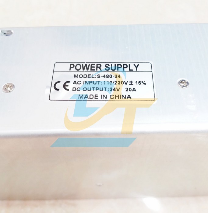 Bộ nguồn 24V 20A S-480-24  China | Giá rẻ nhất - Công Ty TNHH Thương Mại Dịch Vụ Đạt Tâm