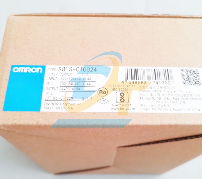 Bộ nguồn tổ ong 4.5A 24V 100W Omron S8FS-C10024  Omron | Giá rẻ nhất - Công Ty TNHH Thương Mại Dịch Vụ Đạt Tâm