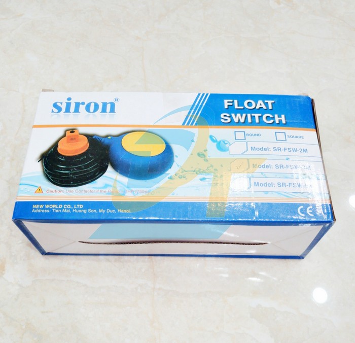 Công tắc phao điện chống cạn và chống tràn Siron SR-FSW-T-3M  SIRON | Giá rẻ nhất - Công Ty TNHH Thương Mại Dịch Vụ Đạt Tâm