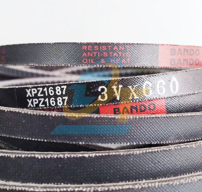 Dây curoa Bando 3VX660 XPZ1687  Bando | Giá rẻ nhất - Công Ty TNHH Thương Mại Dịch Vụ Đạt Tâm