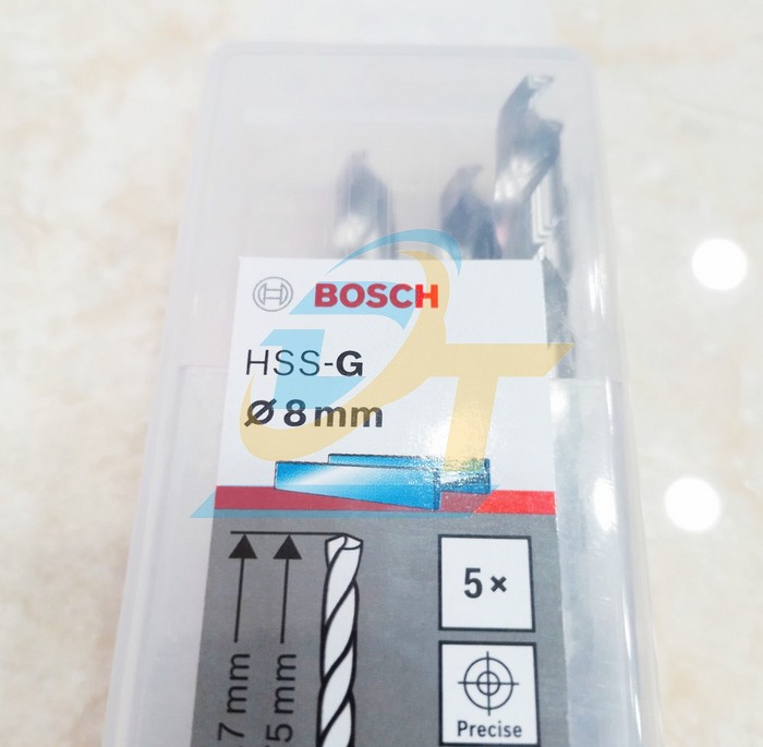 Mũi khoan sắt 8mm HSS-G Bosch 2608595072 2608595072 Bosch | Giá rẻ nhất - Công Ty TNHH Thương Mại Dịch Vụ Đạt Tâm