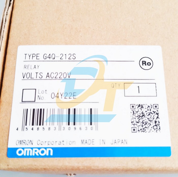 Relay luân phiên 8 chân tròn 220V Omron G4Q-212S G4Q-212S Omron | Giá rẻ nhất - Công Ty TNHH Thương Mại Dịch Vụ Đạt Tâm