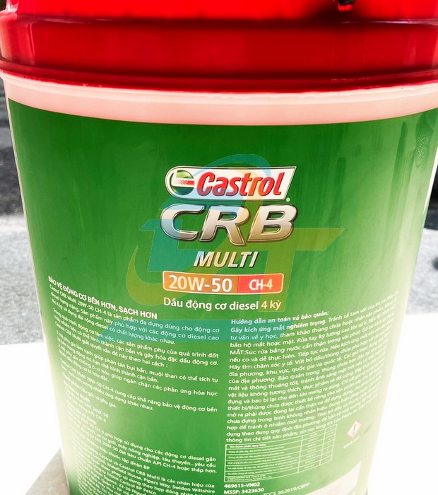 Dầu nhớt động cơ Castrol CRB Multi 20W-50 CH-4 (18L)  CASTROL | Giá rẻ nhất - Công Ty TNHH Thương Mại Dịch Vụ Đạt Tâm