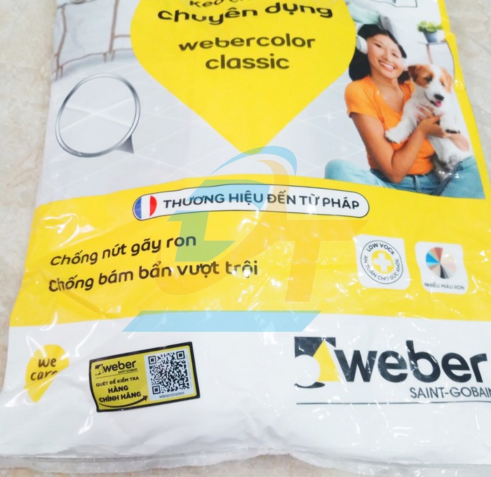 Keo chà ron màu trắng Weber Color Classic G-01 (1kg)  Weberseal | Giá rẻ nhất - Công Ty TNHH Thương Mại Dịch Vụ Đạt Tâm