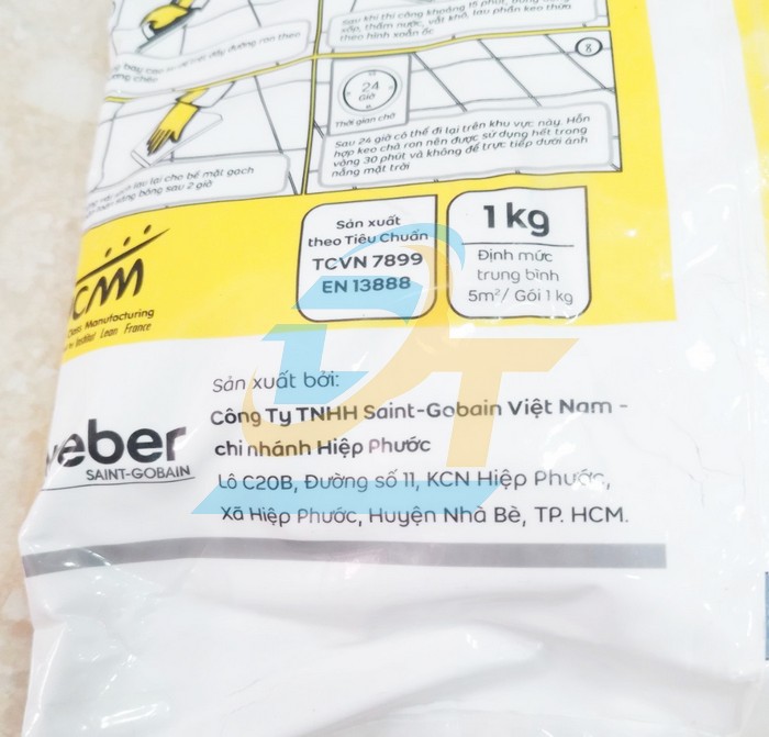 Keo chà ron màu trắng Weber Color Power PO-111 (1kg)  Weberseal | Giá rẻ nhất - Công Ty TNHH Thương Mại Dịch Vụ Đạt Tâm