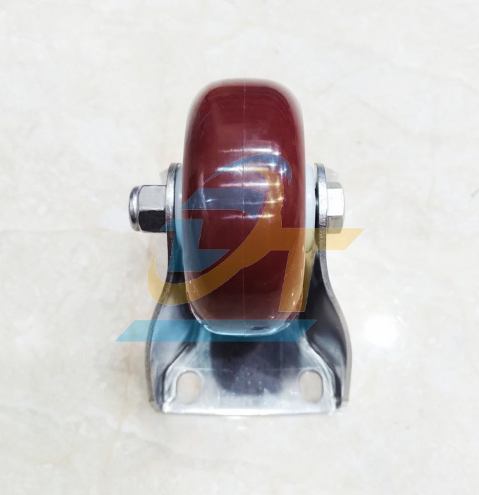 Bánh xe đẩy PU 75x32mm cố định Caster 2-A3-SS304-PU-R  CASTER-WHEEL | Giá rẻ nhất - Công Ty TNHH Thương Mại Dịch Vụ Đạt Tâm