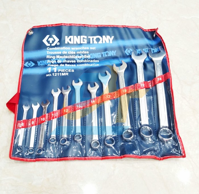 Bộ cờ lê vòng miệng 11 chi tiết 8-24mm Kingtony 1211MR 1211MR KingTony | Giá rẻ nhất - Công Ty TNHH Thương Mại Dịch Vụ Đạt Tâm