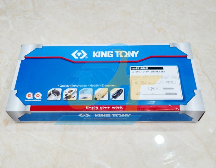 Bộ tuýp 1/2" 16 chi tiết 8-24mm Kingtony 4516MR  KingTony | Giá rẻ nhất - Công Ty TNHH Thương Mại Dịch Vụ Đạt Tâm