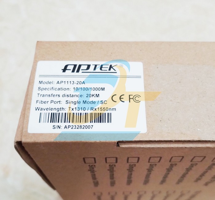 Bộ chuyển đổi quang điện Media Converter APTEK AP1113-20A  APTEK | Giá rẻ nhất - Công Ty TNHH Thương Mại Dịch Vụ Đạt Tâm