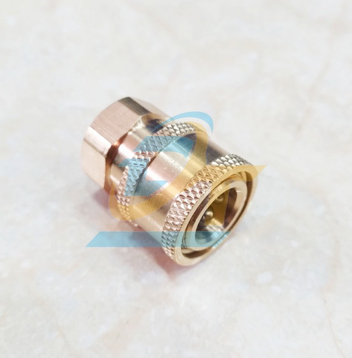 Khớp nối nhanh béc xịt máy rửa xe 1/4" - Ren trong 13mm (Đầu cái)  VietNam | Giá rẻ nhất - Công Ty TNHH Thương Mại Dịch Vụ Đạt Tâm