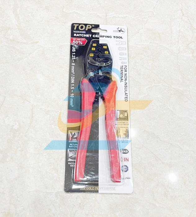 Kìm bấm cos cộng lực số 8 (1.5-10mm2) TOP VNE-0108  TOP | Giá rẻ nhất - Công Ty TNHH Thương Mại Dịch Vụ Đạt Tâm