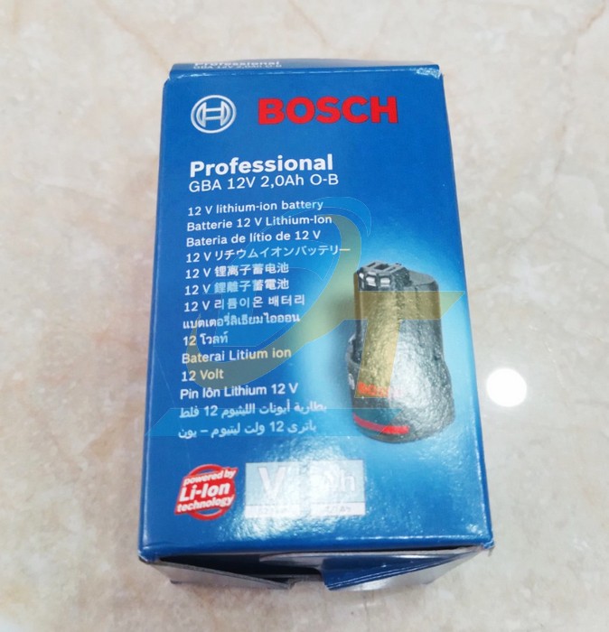 Pin Li-ion GBA 12V 2.0Ah Bosch 1600A00F6X  Bosch | Giá rẻ nhất - Công Ty TNHH Thương Mại Dịch Vụ Đạt Tâm