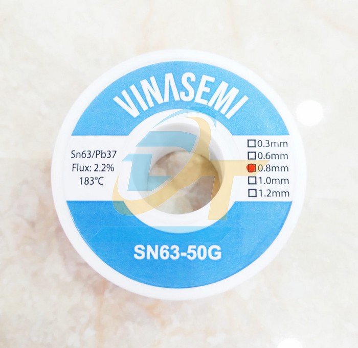 Thiếc hàn Vinasemi 63% 0.8mm 50g  VINASEMI | Giá rẻ nhất - Công Ty TNHH Thương Mại Dịch Vụ Đạt Tâm