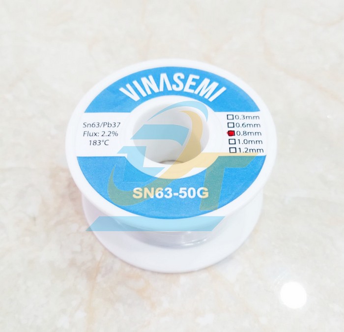 Thiếc hàn Vinasemi 63% 0.8mm 50g  VINASEMI | Giá rẻ nhất - Công Ty TNHH Thương Mại Dịch Vụ Đạt Tâm