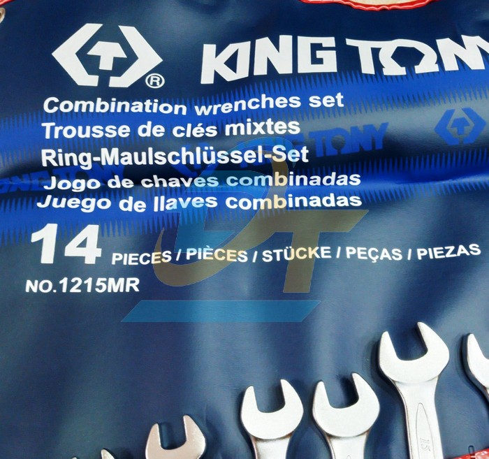 Bộ cờ lê vòng miệng 14 chi tiết 8-24mm Kingtony 1215MR 1215MR KingTony | Giá rẻ nhất - Công Ty TNHH Thương Mại Dịch Vụ Đạt Tâm