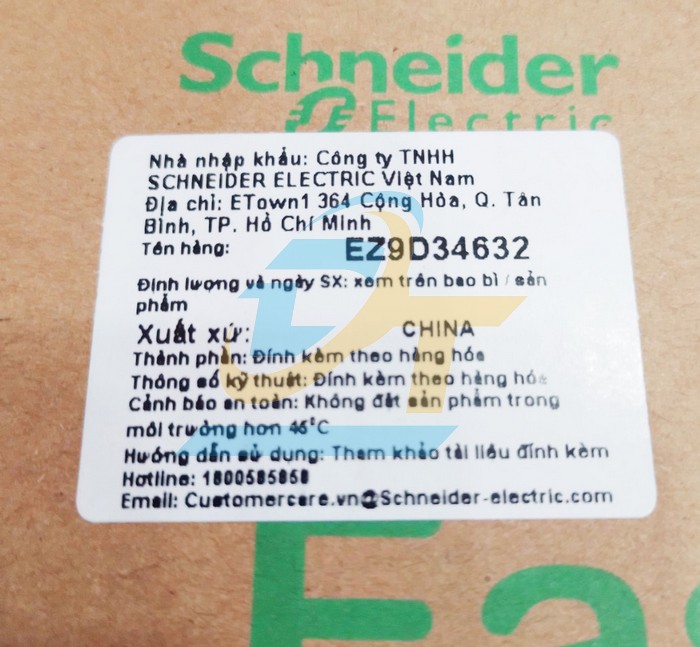 Cầu dao chống giật RCBO Easy9 (1P+N) 32A 30mA 230V Schneider EZ9D34632  SCHNEIDER | Giá rẻ nhất - Công Ty TNHH Thương Mại Dịch Vụ Đạt Tâm