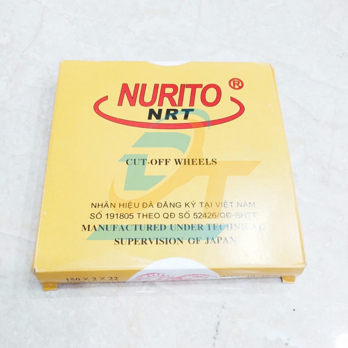 Đá cắt sắt Nurito 150x2x22.2  NURITO | Giá rẻ nhất - Công Ty TNHH Thương Mại Dịch Vụ Đạt Tâm