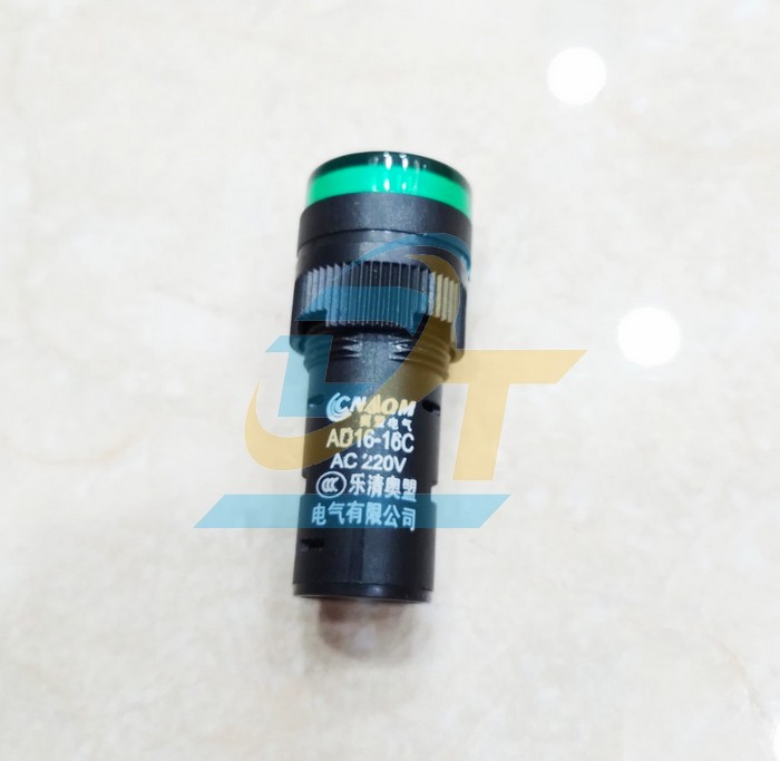 Đèn báo pha 220V phi 16 màu xanh lá AD16-16C  China | Giá rẻ nhất - Công Ty TNHH Thương Mại Dịch Vụ Đạt Tâm