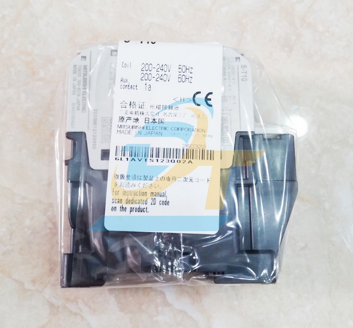 Khởi động từ 1A 200V Mitsubishi S-T10  MITSUBISHI | Giá rẻ nhất - Công Ty TNHH Thương Mại Dịch Vụ Đạt Tâm