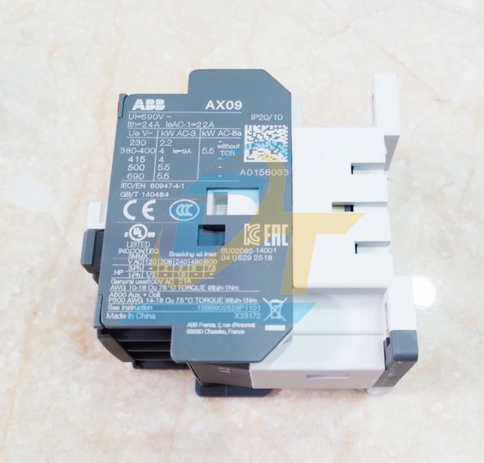 Khởi động từ 3P 9A 220V ABB AX09-30-10  ABB | Giá rẻ nhất - Công Ty TNHH Thương Mại Dịch Vụ Đạt Tâm