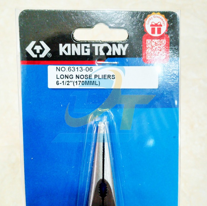 Kìm mũi nhọn 6.5'' Kingtony 6313-06  KingTony | Giá rẻ nhất - Công Ty TNHH Thương Mại Dịch Vụ Đạt Tâm